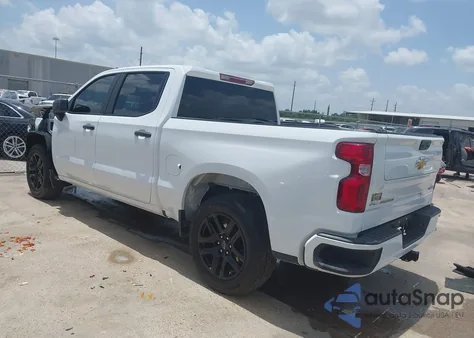 2024 Chevrolet Silverado 1500 2Wd Short Bed Custom z USA, uszkodzony, nr VIN 3GCPABEK2RG126578